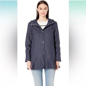 Kate Spade Flounce Hem Trench Jacket Size Small EUC